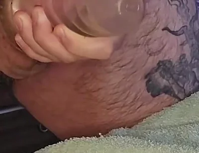 Gay Bear Tries New Toy