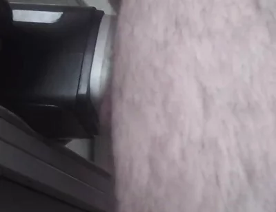 Handsome Mature Chubby with Big Fat, Uses Masturbation Machine in Close-up
