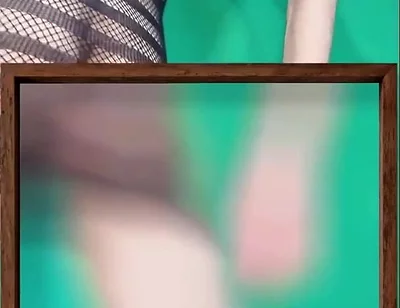 Fishnet Dress with and Without Some Panties