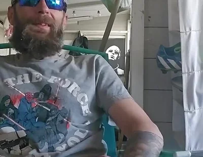 Smoking Fetish Masturbation at the Allotment