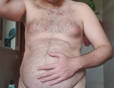 All Naked in Bathroom