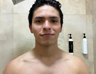 Flexing My Muscles in the Showers