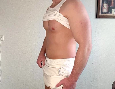 Trained German Alpha Presents His Body and Jerks off - Phantomgentx
