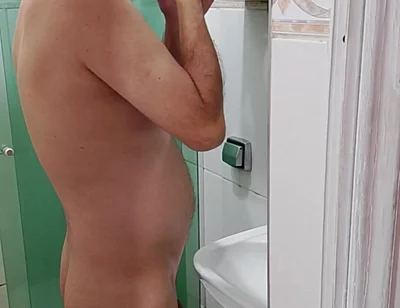 Mr. Carmona Shaving Naked