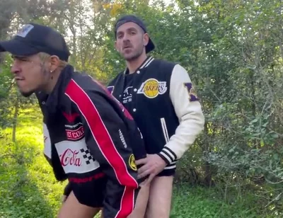 Latino boys fucking in the forest