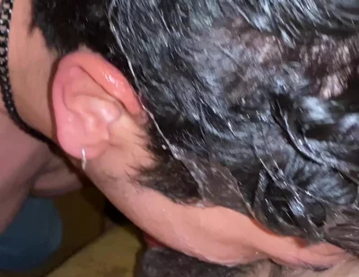 Satisfying Stepdaddy with His Deep Throat