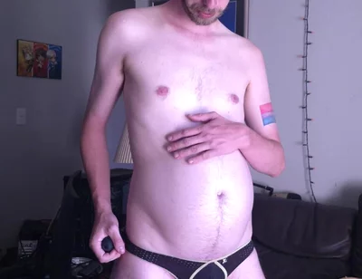 Young Mans Belly Turns Into a Orb