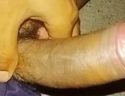 Spilling Cum on the Sidewalk