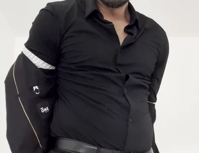 Handsome Gets Tattooed in Suit