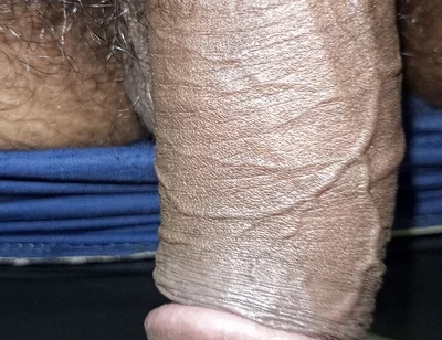 Indian Desi Big Cock Masterbation with Boobs