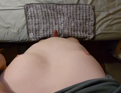 Hands-free Edging: Wide Angle POV Horny Air Humping by Hairless Virgin with Phimosis