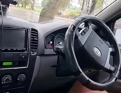 Naked in the Car