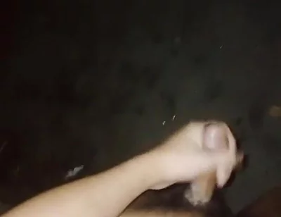 Waiting for Stepdad in the Dark. Cuming on the Street!