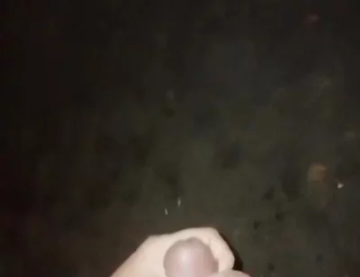 Waiting for Stepdad in the Dark. Cuming on the Street!