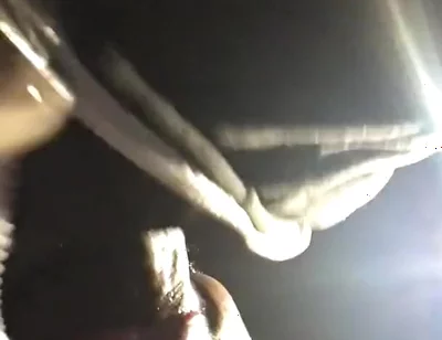 BBC Worship at Night: Risky Public Blowjob & Throat Fuck