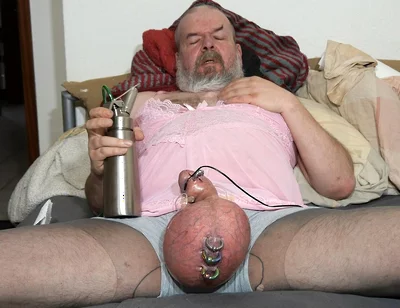 I Inflate My Sack, the Size of a Football!