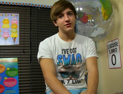 First Timer Colby on Set