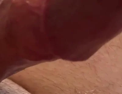 So Much Cum From Edging My Frenulum