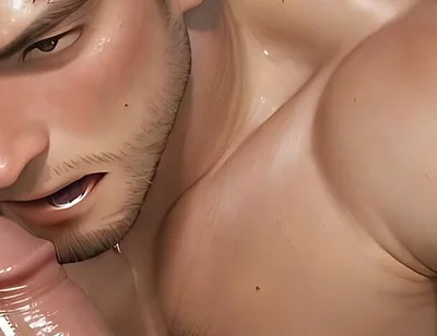 This Rugged Guy Jerking off with Intense Expression Will Drive You Wild