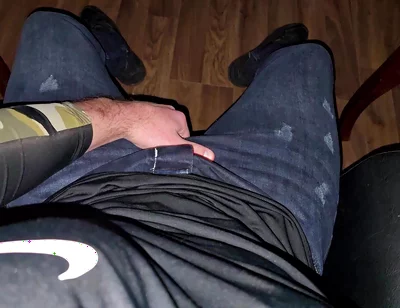 German Voice Growls From Boss Chair - Cock Throbbing, Red Boxer, Cum Explodes
