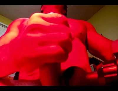 Massaging My Hard on