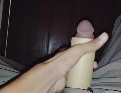 Very Hardcore Masturbation by a Big Hot Dick. It Is Drilling Again and Again