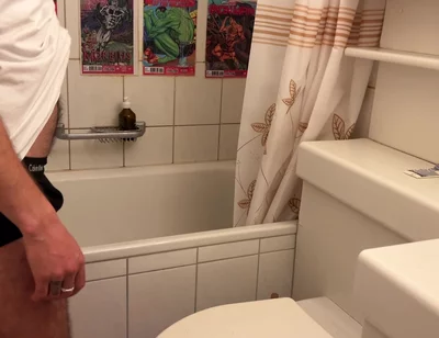 Colleague Showers with Straight Friend
