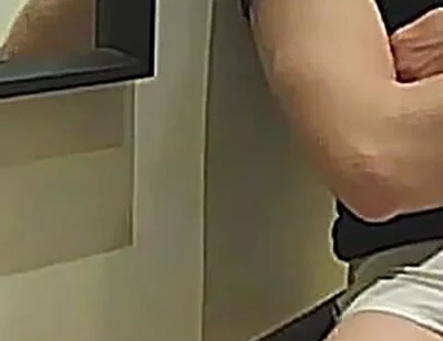 Amateur Boy Pees a Few Drops on His Flatmate's White Briefs