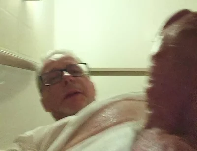 Wet T-shirt and Wet Underpants While Showering