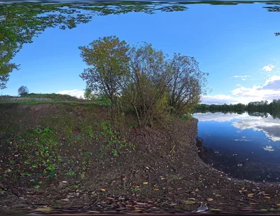 Teen Completely Naked at a Lake