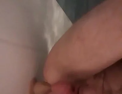 Jerking off and Dildo in the Shower