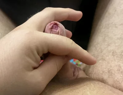 A Fat Guy Jerks off His Cock