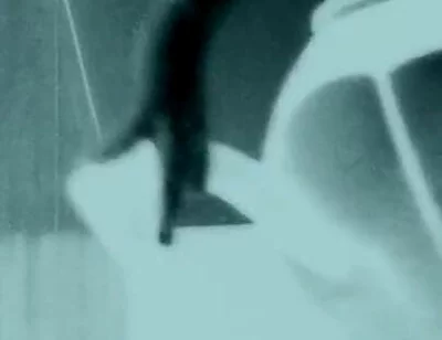 Femboy in Thigh High Black Boots Fucks Giant Black Dildo with Bubble but
