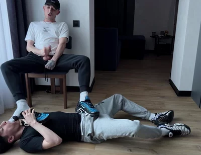 Sniffs Socks and Both Cum