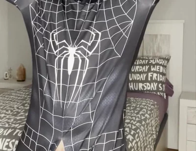 My Big Cock Dont Need Touch to Cum! Spiderman Cums