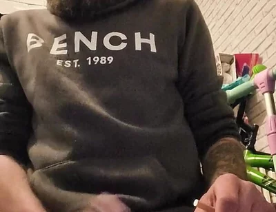 Masturbating My Big Hard Dick and Smoking