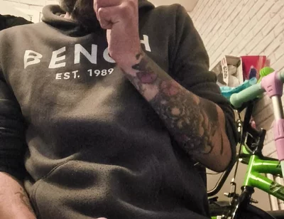 Masturbating My Big Hard Dick and Smoking