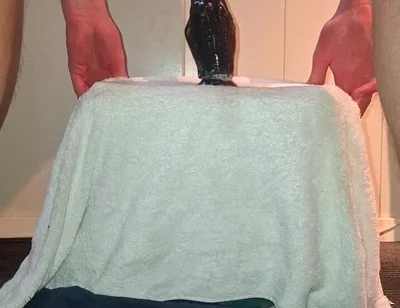 Solo Gay Anal Play - Huge Dildo's and Pissing Orgasm