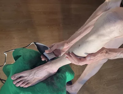 Trimming My Legs and Trying on a Tight Dress