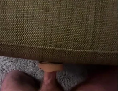 Fucking the Hot Toy in Between Cushions, Feels Like Real Wet Pussy
