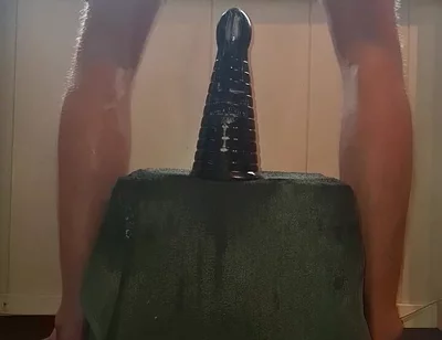 Solo Gay Male - Extreme Anal Destruction Huge Dildo's and Fisting