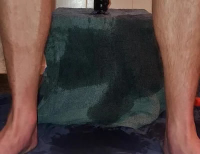 Hot Solo Male Riding His Dildo in the Morning