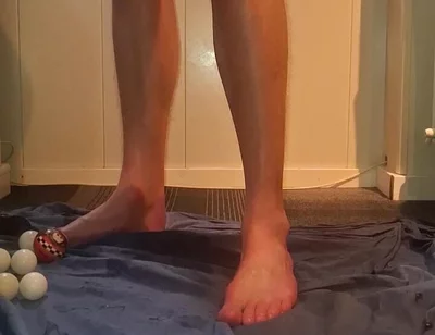 Solo Gay Anal Play - Huge Dildo's, Socks and Balls in Ass