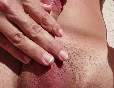 Closely Massaging My Glans for You