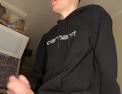 Hot Young Guy’s Cum Play
