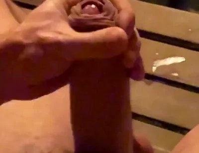 Jacking off in the Hotel Sauna