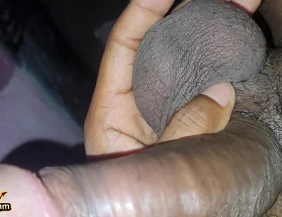 Indian Desi Boy Masterbating in Public Washroom and Giving Cumshot
