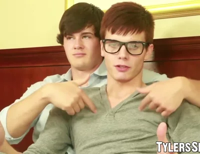 Twink Cock Riding Action With Anal Fun After Cock Sucking - Bryce Christiansen And Calvin Michaels