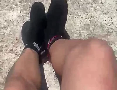 Walking Through the Castle of Cartagena and I Take off My Shoes to Rest so That You Can Worship My Feet