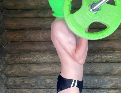 The Sexy Guy Works Out